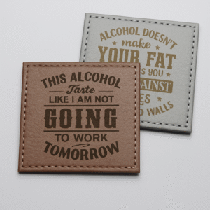 Vierkante Onderzetter van Kunstleer