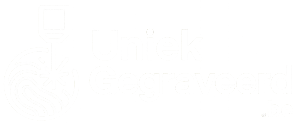 Logo - Uniek gegraveerd wit