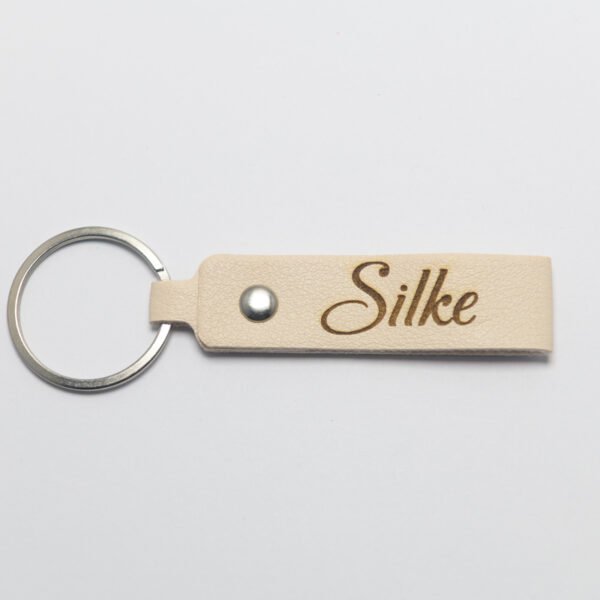 Lederen sleutelhanger Silke